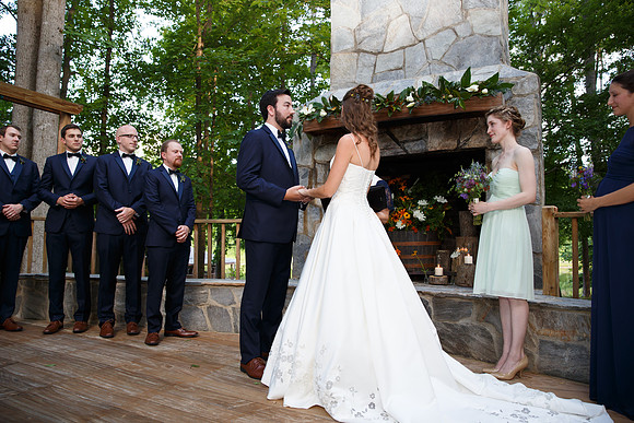 Wedding Reception The Barn at Valhalla Chapel Hill NC
