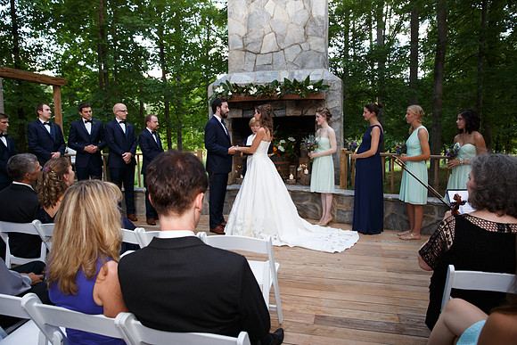 Wedding Reception The Barn at Valhalla Chapel Hill NC