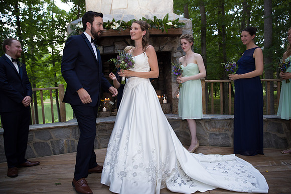 Wedding Reception The Barn at Valhalla Chapel Hill NC