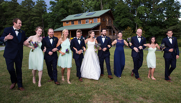 Wedding Reception The Barn at Valhalla Chapel Hill NC