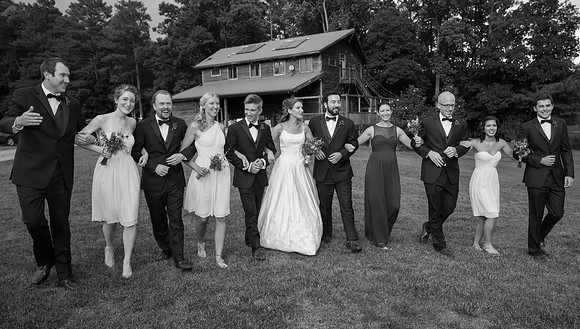 Wedding Reception The Barn at Valhalla Chapel Hill NC